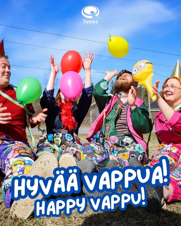 Tamko toivottaa hyvää vappua! Tamko wishes everyone happy vappu!🎈🎉 Toimistomme…