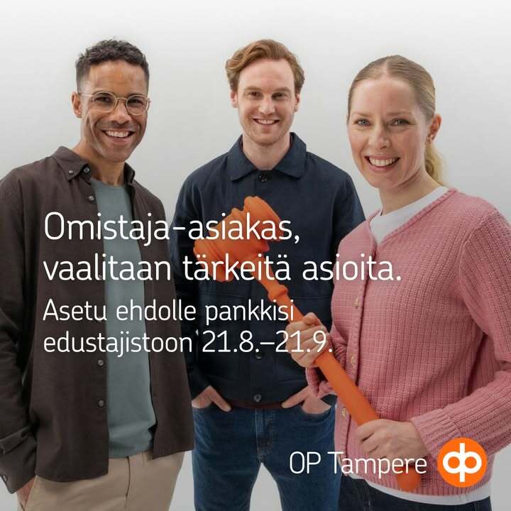 Kaupallisessa yhteistyössä OP Tampere kanssa: Hei opiskelija! Oletko OP Tampereen…