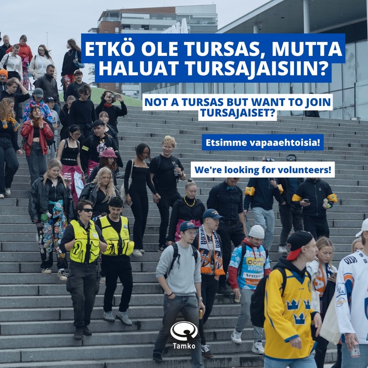 Etkö ole tursas, mutta haluat Tursajaisiin?🐙 Tuu vapaaehtoiseksi tekemään tapahtumaa!&hellip;
