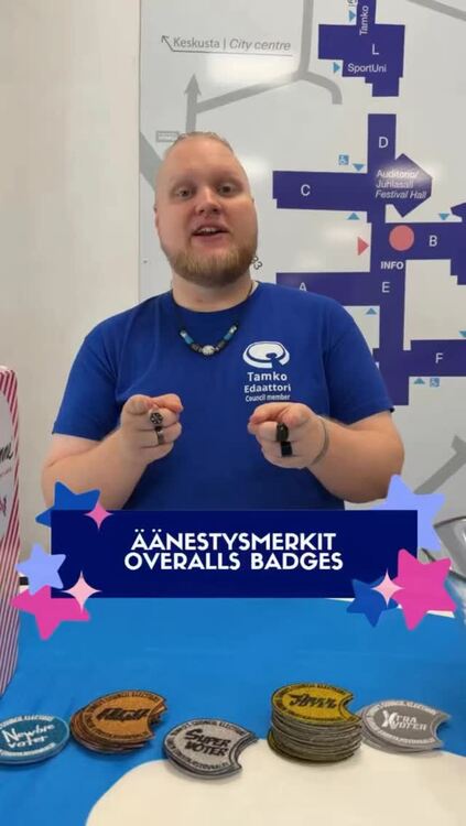 Äänestä nyt ja tule hakemaan haalarimerkkisi🫶🏻 💎 Mikä homma? 👀&hellip;