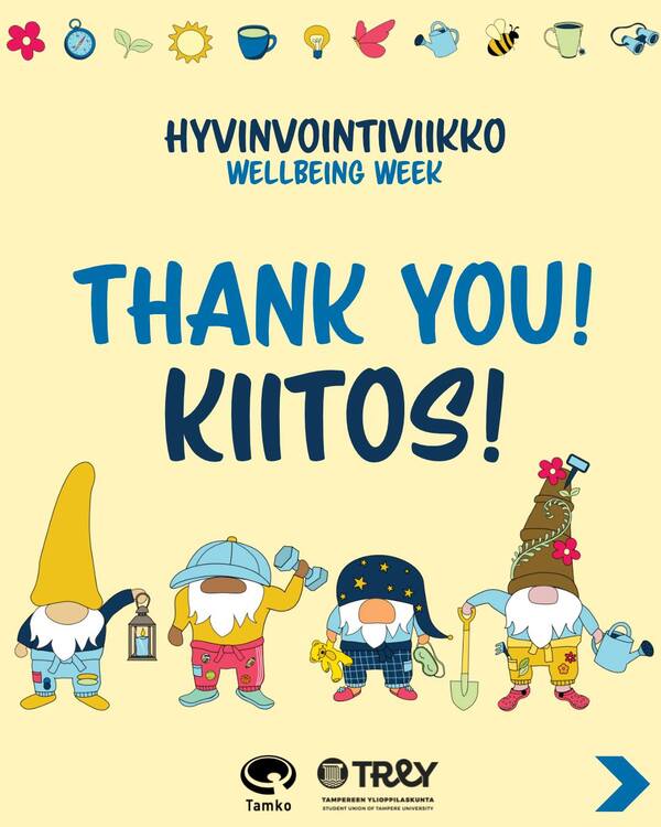 Tämän vuoden Hyvinvointiviikolla järjestettiin huikeat 39 hyvinvointiin liittyvää tapahtumaa! Toivottavasti&hellip;
